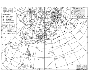 【2019.4.30】平成の最終日は南岸を低気圧が通過、強い南東の風でジャンクアップ