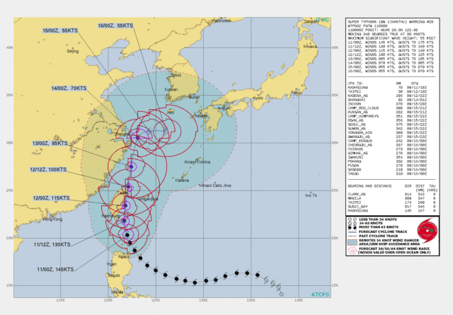 台風14号JTWC_210911