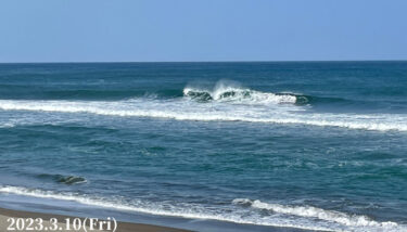 大潮回りの干潮時はインサイドの岩(リーフ)に要注意！【2023.3.10】