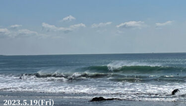 土曜は北東の風になる時間と大きく動く潮にあわせて･･･【2023.5.19】